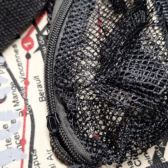 #ACW  E.M. KEKE sport canves bag collage of subway & train stations in France - Picture 16 of 16